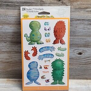 American Greetings Stickety-Doo-Da Monster Robot Stickers 10 Sheets 234 Count